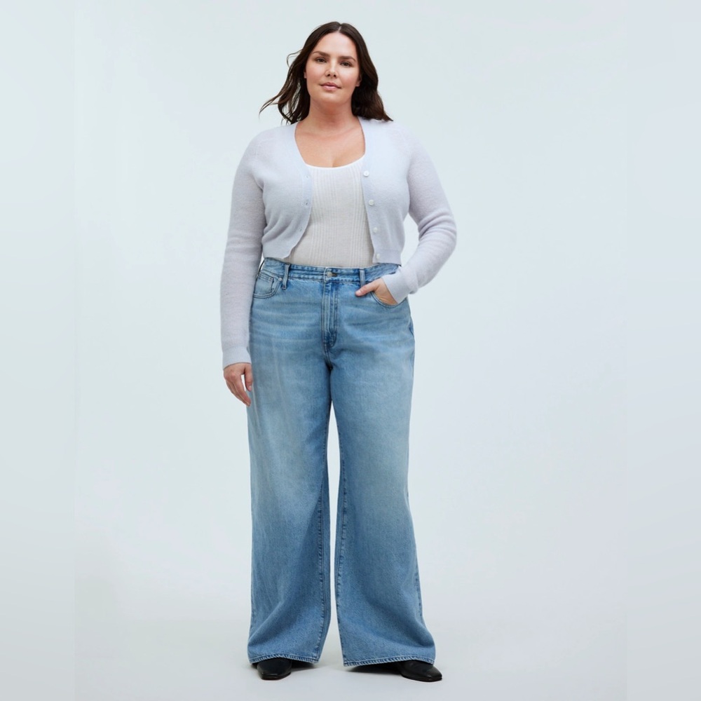 Madewell Superwide-Leg Jeans in Ahern Wash: Airy Denim Edition